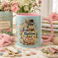 Button Jar Club Cottagecore Sewing Collage