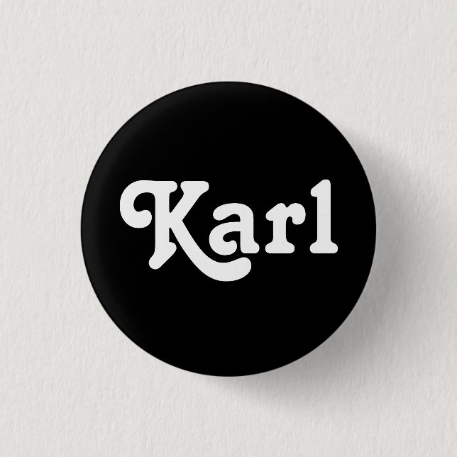 Button Karl (Front)