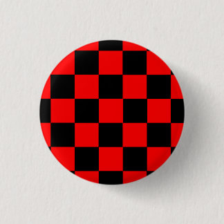 Button Karo black/red