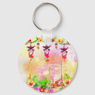 Button Keychain