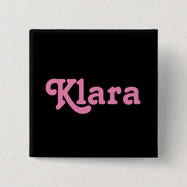 Button Klara (Front)