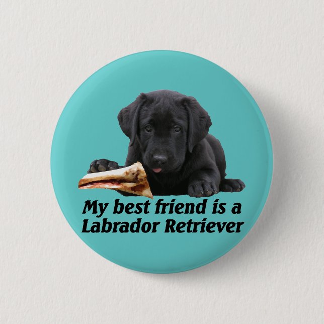 Button "Labrador retriever" (Front)
