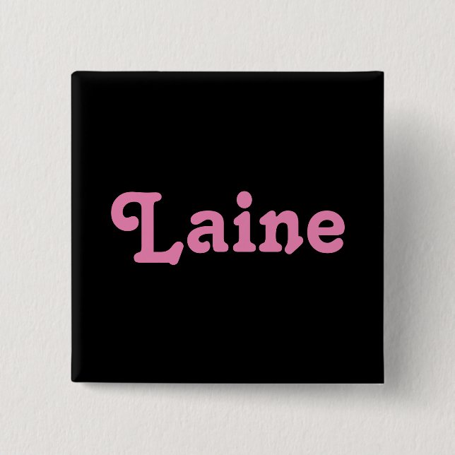 Button Laine (Front)