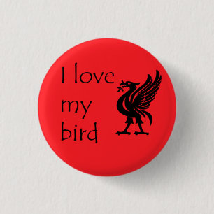 Button - Liverpool Liverbird