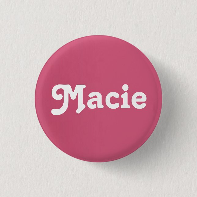 Button Macie (Front)
