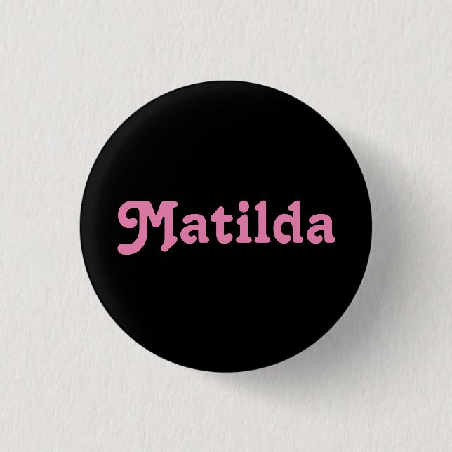Button Matilda (Front)