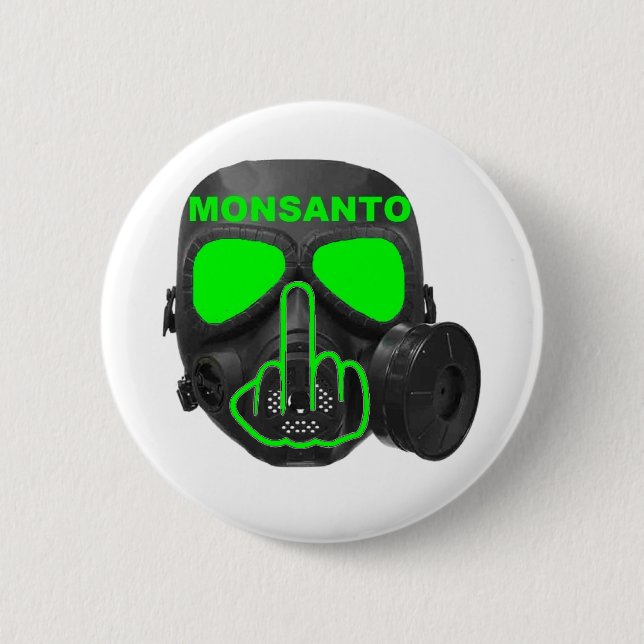 Button Monsanto Gas Mask Flip (Front)