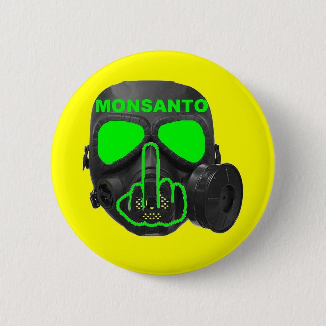 Button Monsanto Gas Mask Flip (Front)