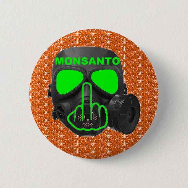 Button Monsanto Gas Mask Flip (Front)