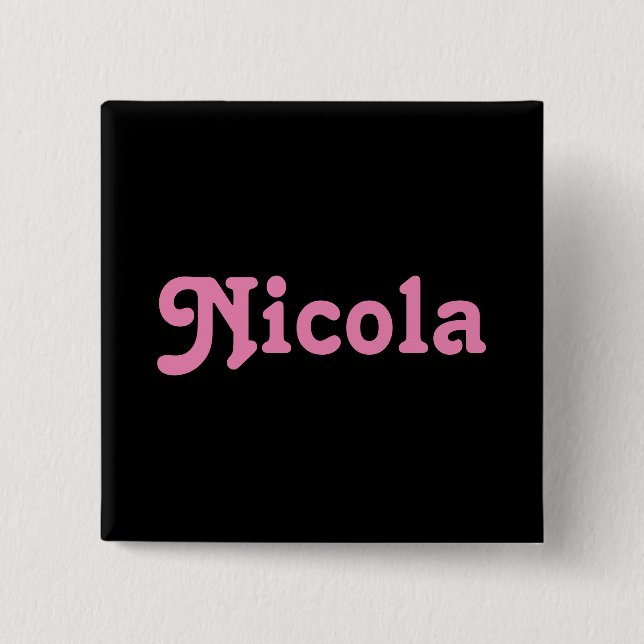 Button Nicola (Front)
