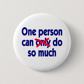 button_oneperson 6 cm round badge