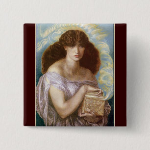 Button: "Pandora" 15 Cm Square Badge