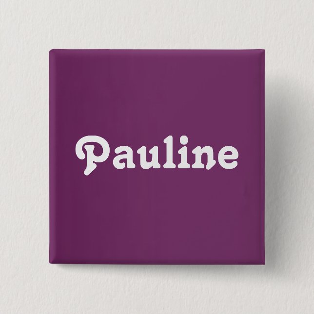 Button Pauline (Front)