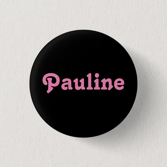 Button Pauline (Front)