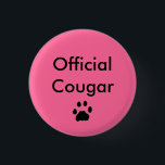BUTTON pawprint, Official Cougar<br><div class="desc">Official Cougar Button Pink</div>