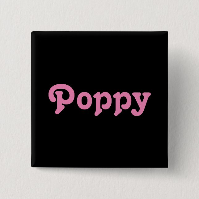 Button Poppy (Front)