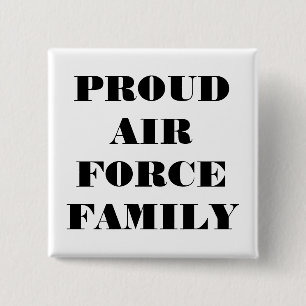 Button Proud Air Force Family