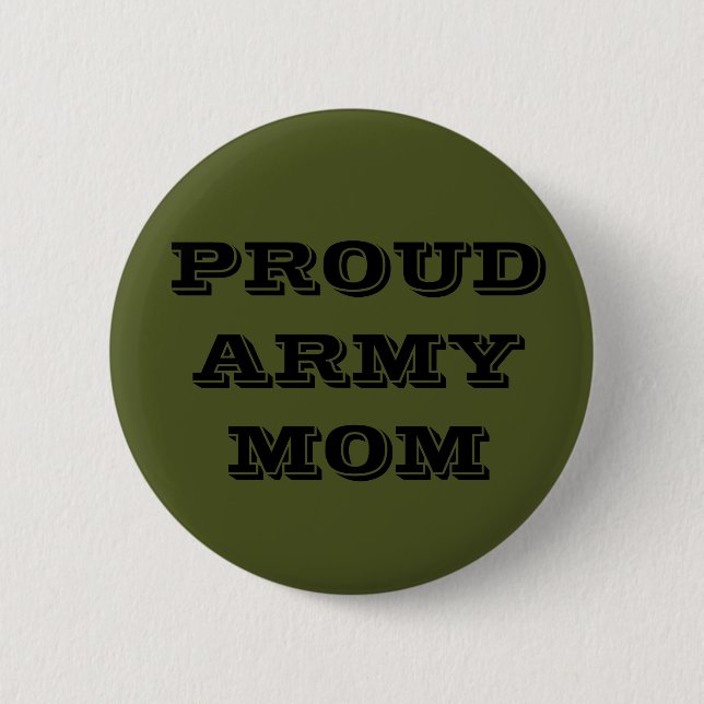 Button Proud Army Mum (Front)