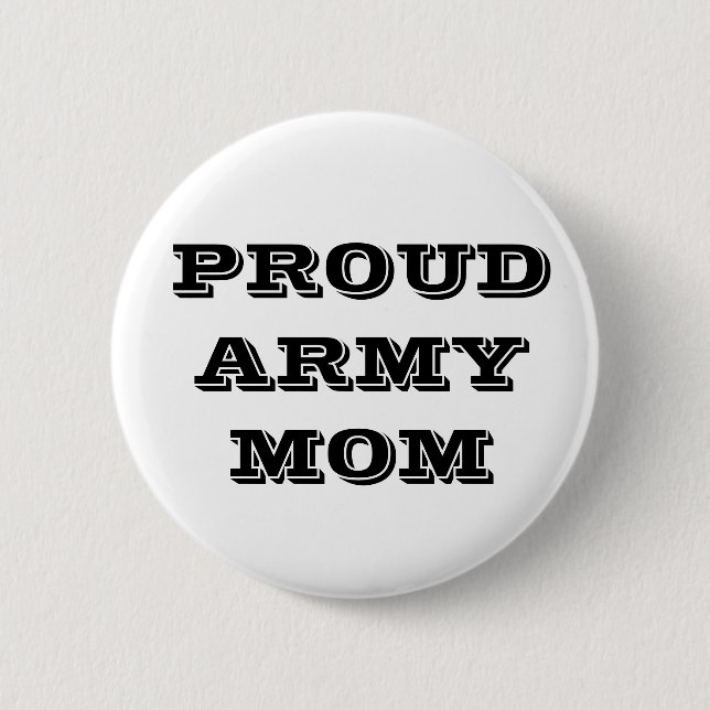 Button Proud Army Mum (Front)