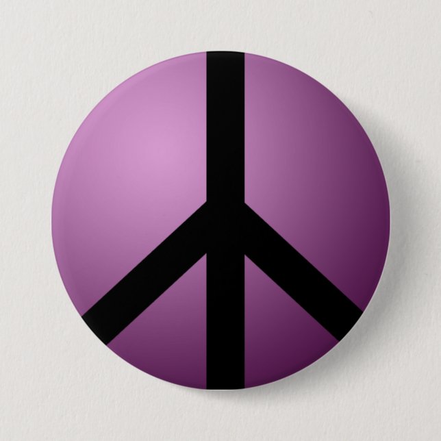 Button Purple Peace Template Customise It (Front)