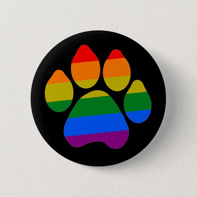 Button Rainbow Paws (Front)
