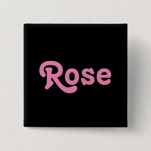Button Rose (Front)