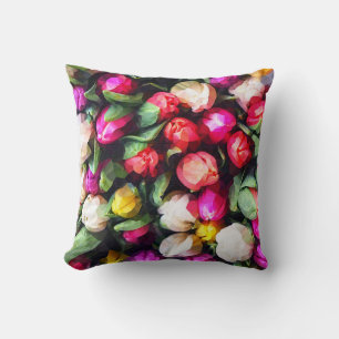 BUTTON ROSES CUSHION