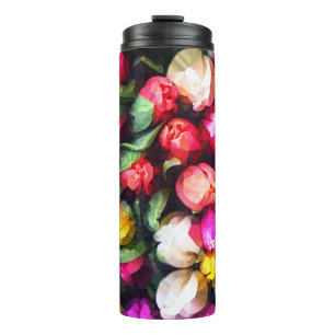 BUTTON ROSES THERMAL TUMBLER