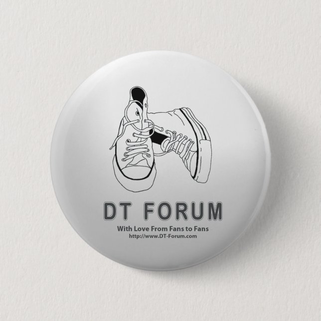 Button Round DT Forum Logo (Front)