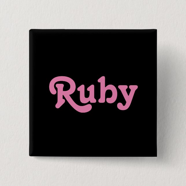 Button Ruby (Front)