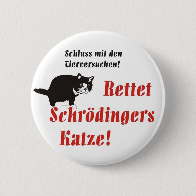 Button Schrödinger's Cat (Front)