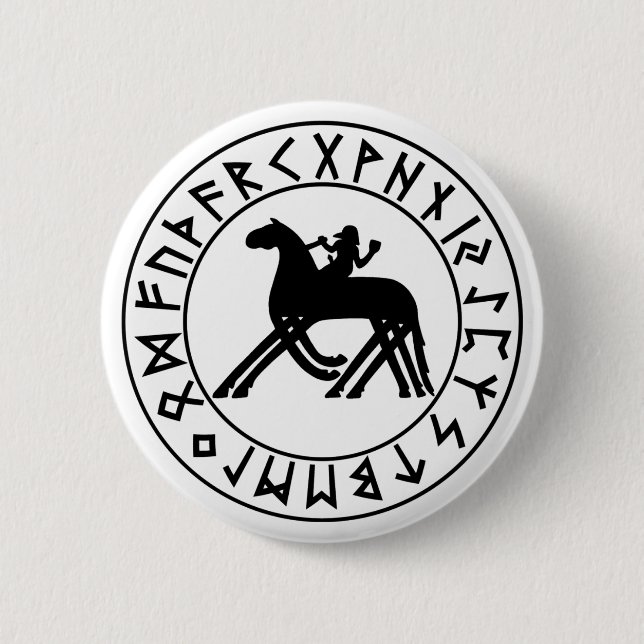button Sleipnir Shield (Front)