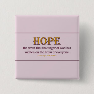 Button Square: Hope
