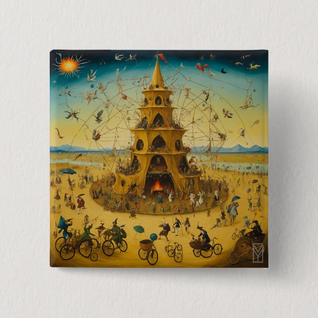 Button Storm at Burning Man by Bosch (Front)