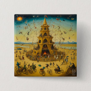 Button Storm at Burning Man by Bosch