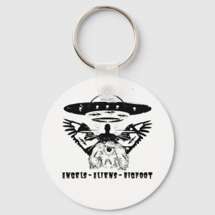 Button Style Keychain