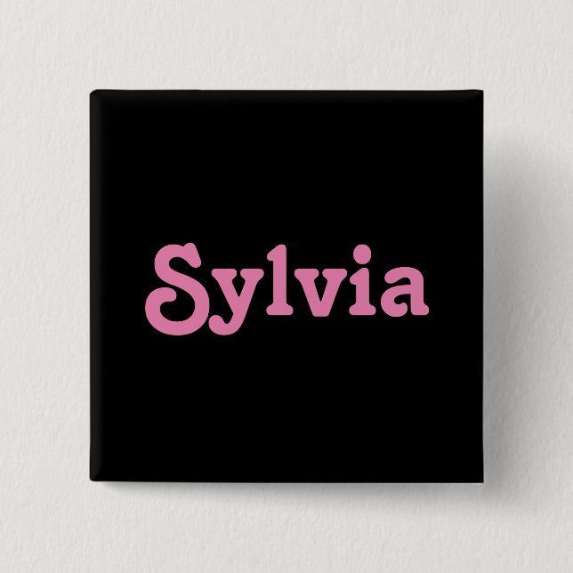 Button Sylvia (Front)