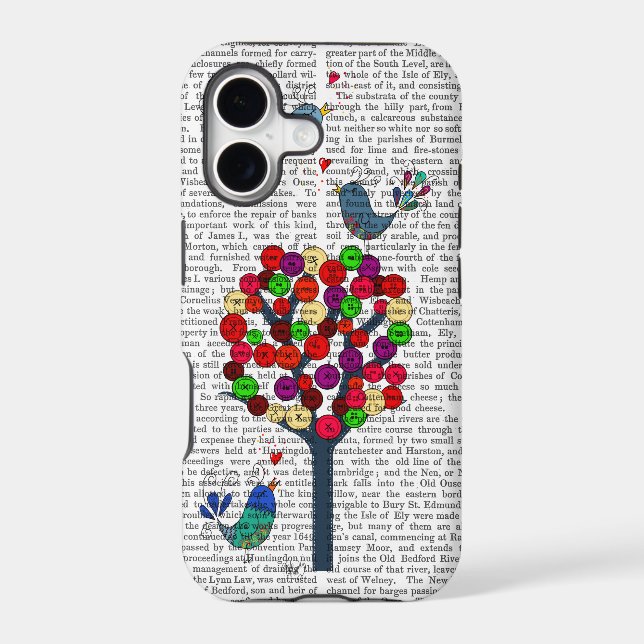 Button Tree and Birds Blue (Back)