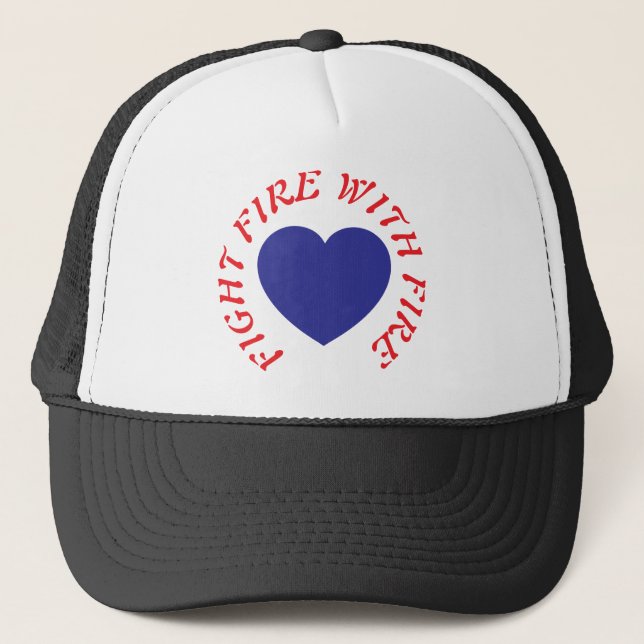 Button Trucker Hat (Front)