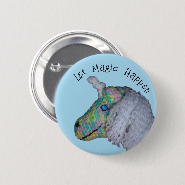 Button - Unicorn Magic in Colour (Front & Back)