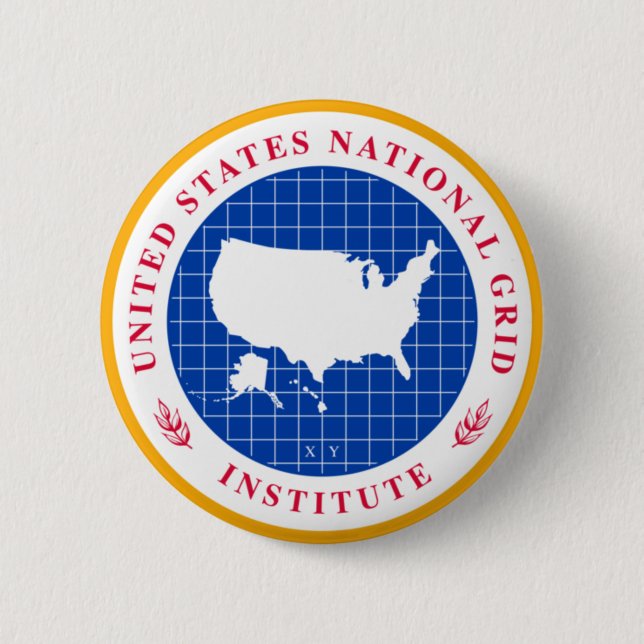 Button - USNG Institute (Front)