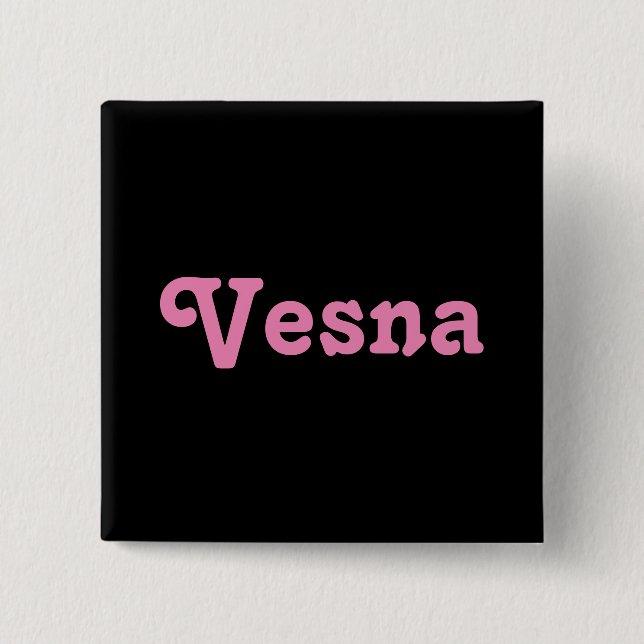 Button Vesna (Front)