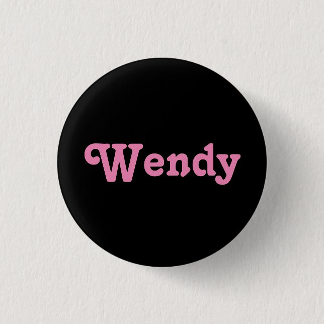 Button Wendy (Front)