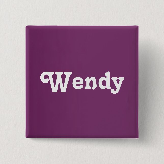Button Wendy (Front)