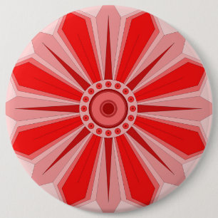 Button with art of flower