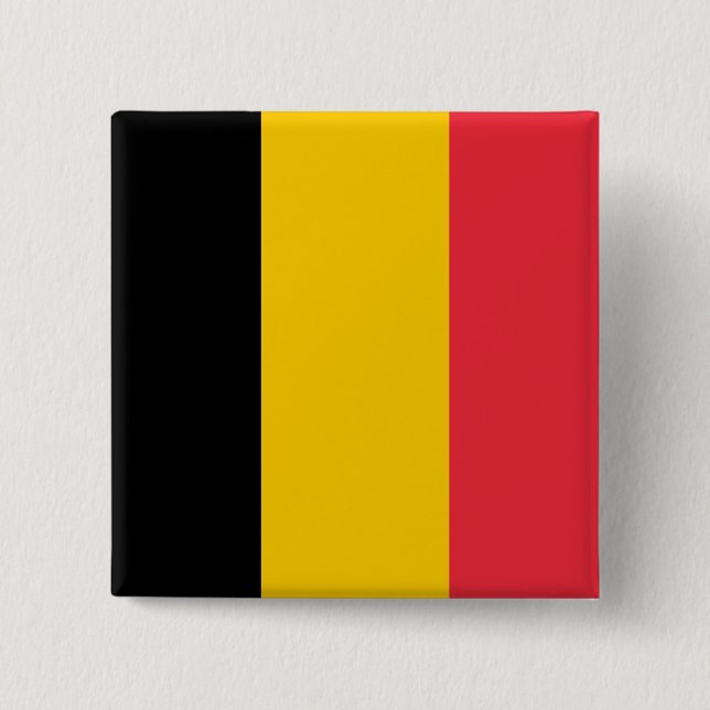 Button with Flag of Belgium (Front)