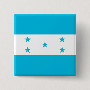 Button with Flag of Honduras