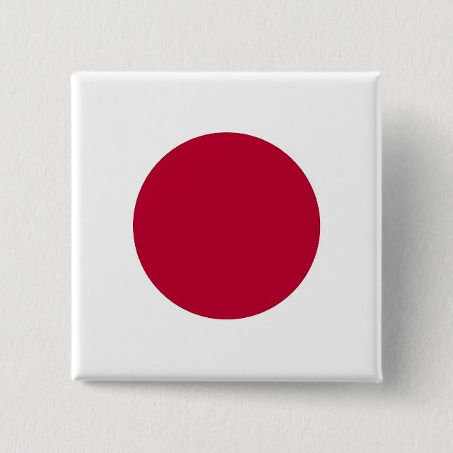 Button with Flag of Japan (Front)