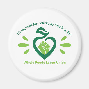 Button with Text Magnet