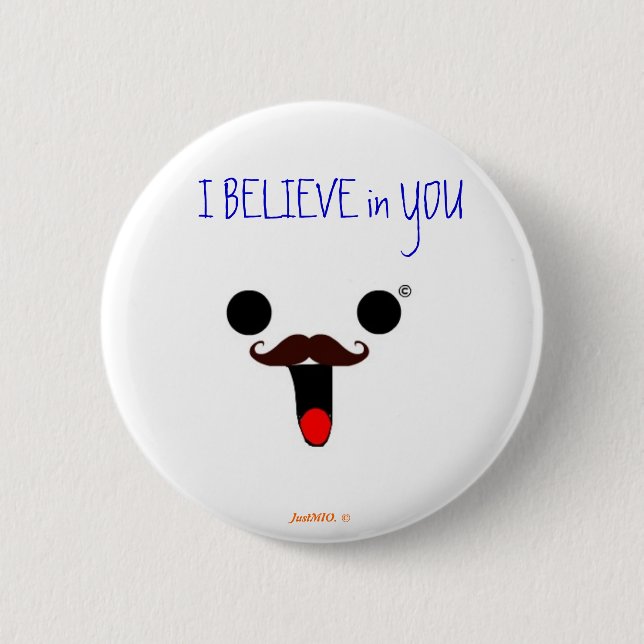 ButtonBud. © 6 Cm Round Badge (Front)